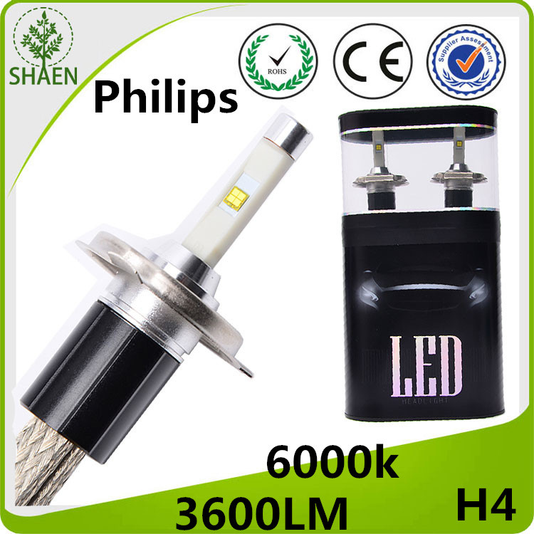 Hot Selling! ! ! H4 H/L LED Car Headlight 6000K 30W
