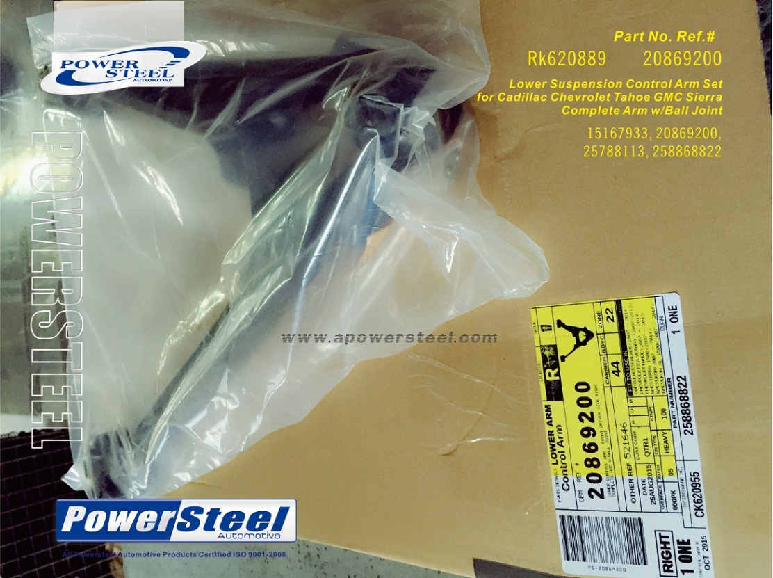 # Rk620889 20869200 Control Arm for Chevrolet Tahoe Powersteel; 15167933, 5788113, 258868822; #
