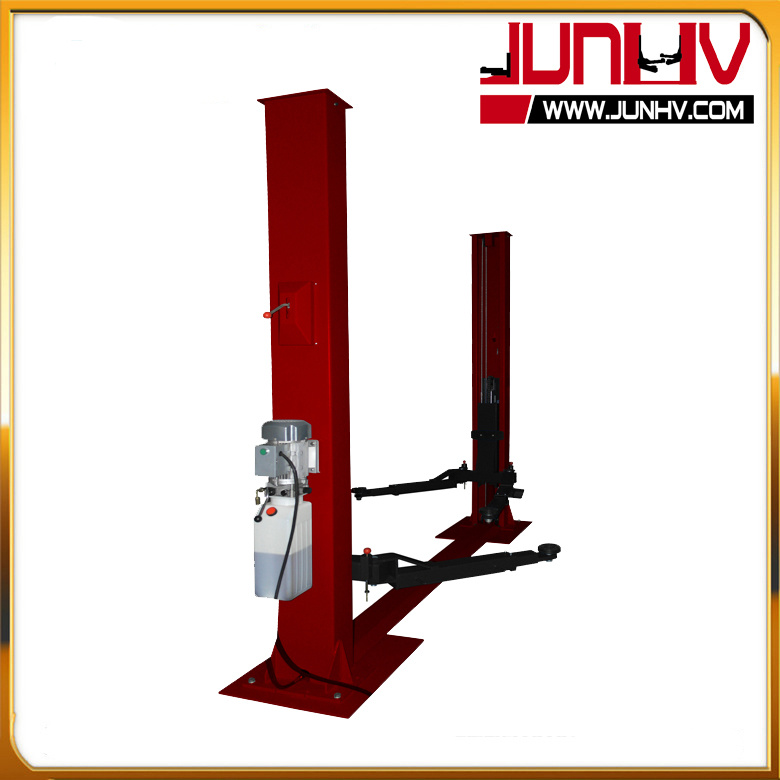 Junhv Low Ceiling Design 2 Post Car Lift for Sale