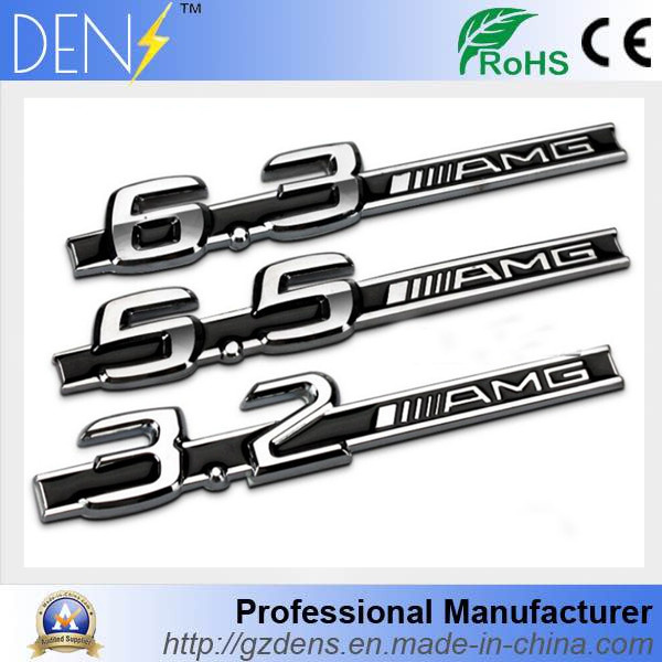 Metal Rally Racing Front Rear Emblem Badge 3.2/5.5/6.3amg Letter