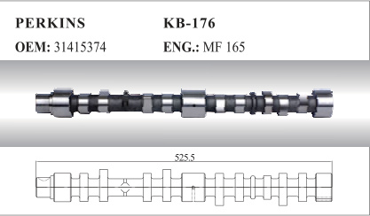 Auto Camshaft for Perkins (31415374)