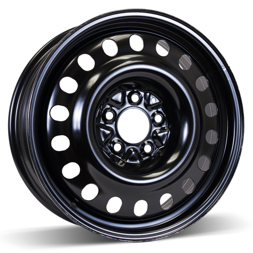 17X6.5 5-114.3 (5-4.5) Black Steel Wheel Rim