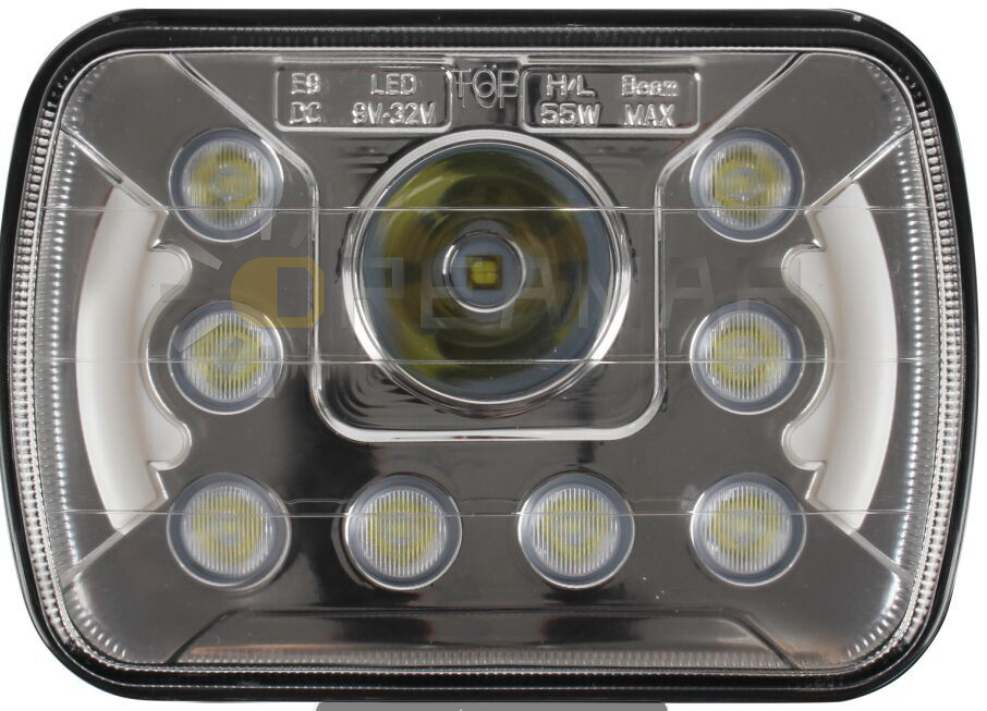 7inch 45W Hi/Low Beam Angel Eyes LED Headlight