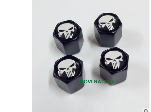Car Logo Dust Cap Wheel Tire Valve Caps with Spanner
