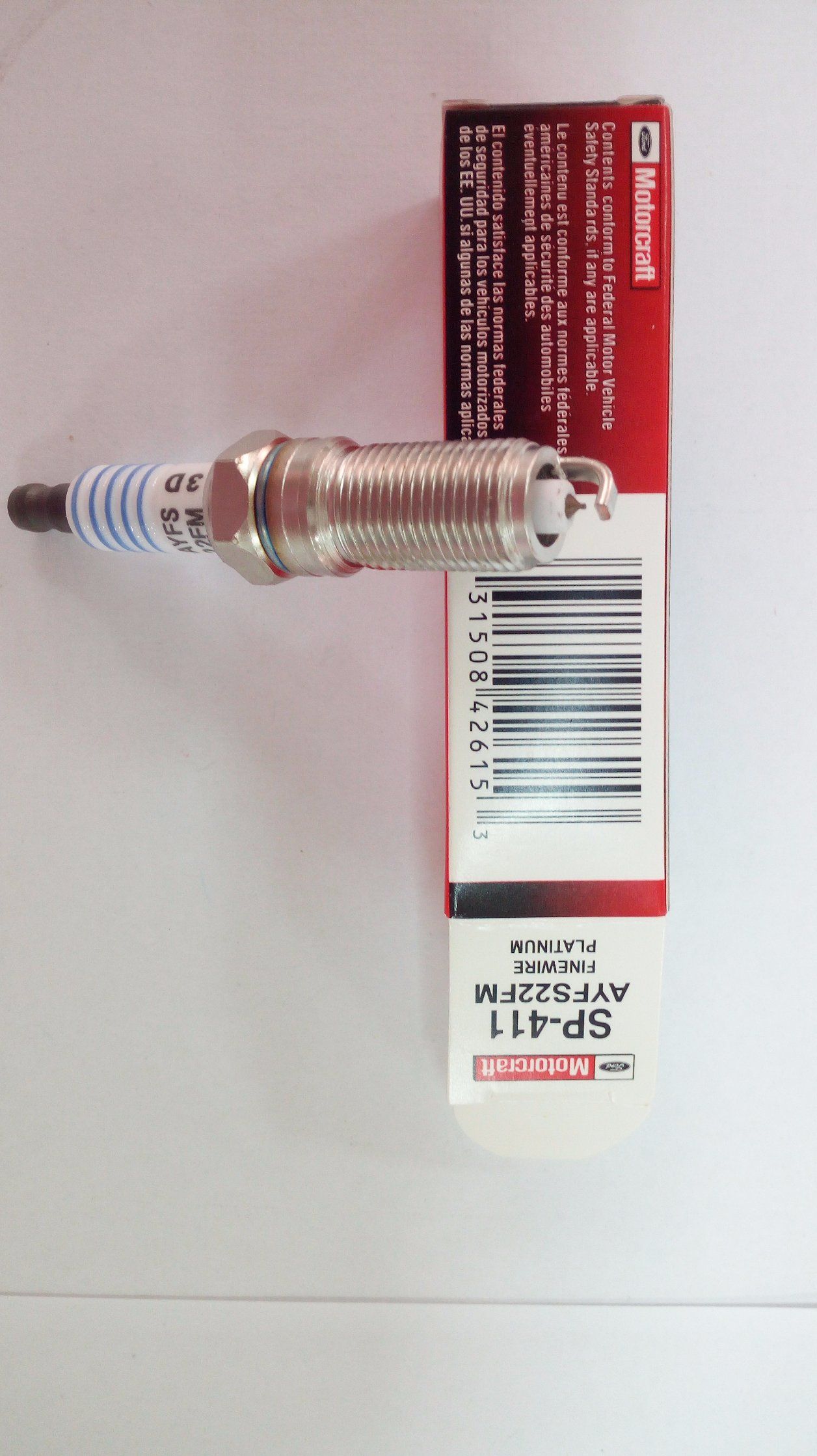 Auto Parts Car Spark Plugs Ayfs22FM Sp-411