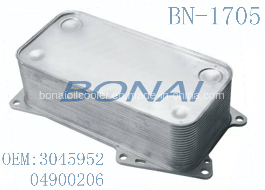 Deutz Aluminium Engine Oil Cooler/Radiator with OE Quality (OEM: 3045952/04900206)