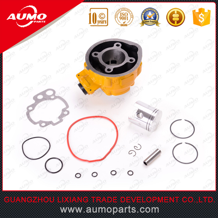 Cylinder Set Yellow Color for Minarelli Am6 70cc Engine Parts