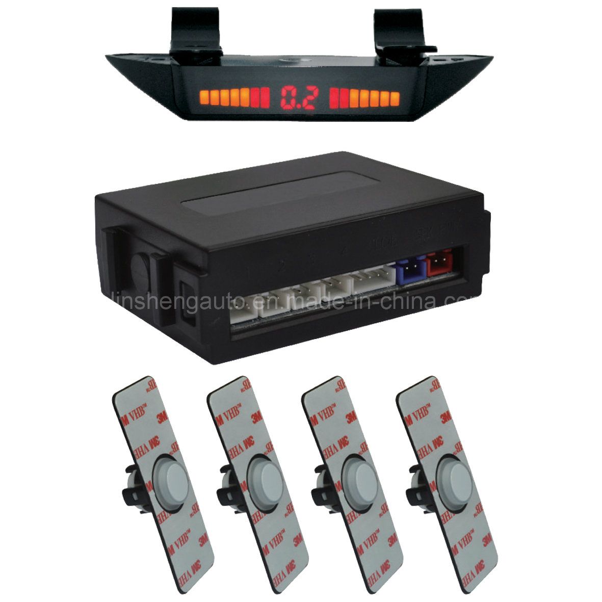 LED Display Parking Sensors with OEM Adhesive Sensor