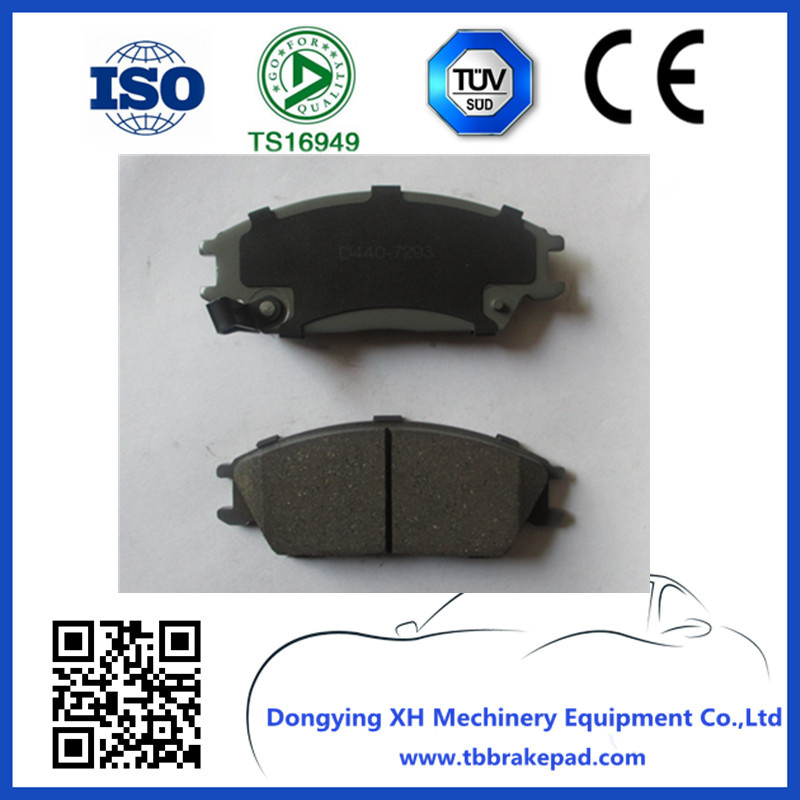 Low Noise Semi Metallic Painted Plastic Auto Brake Pads D440-7293