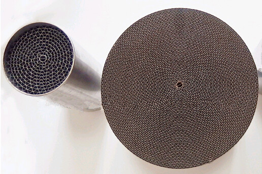 Catalytic Converter Used in Metallic Honeycomb Carrier Substrate
