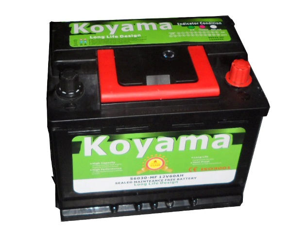 56030-Mf 60ah 12V European Vehicle Battery