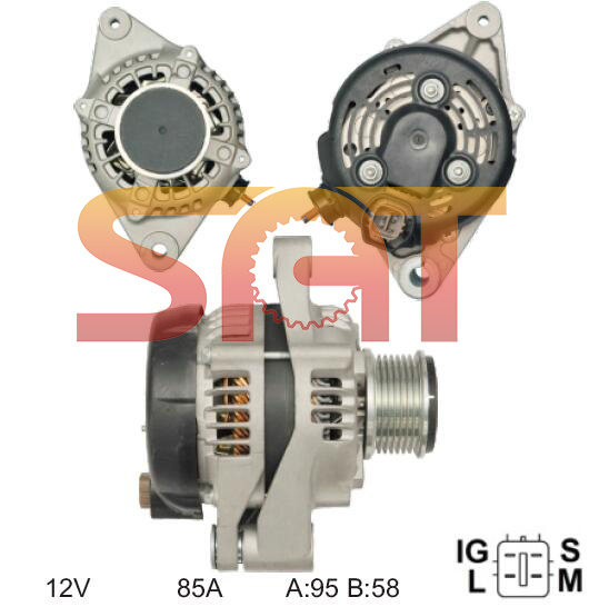 Nippondenso Alternator 27060-0L022 Ja1796IR