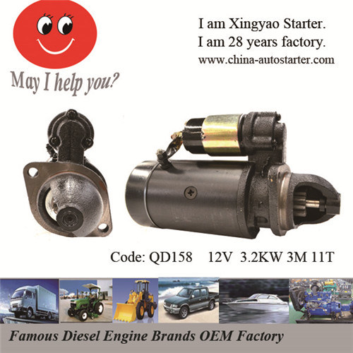Changchai Muti Cylinder Diesel Engine N485qd Engine Starter (QD158)