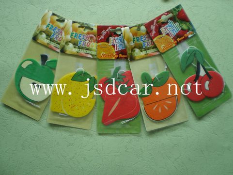 Customized Hanging Paper Car Air Freshener, Car Perfume Pendant (JSD-E0009)