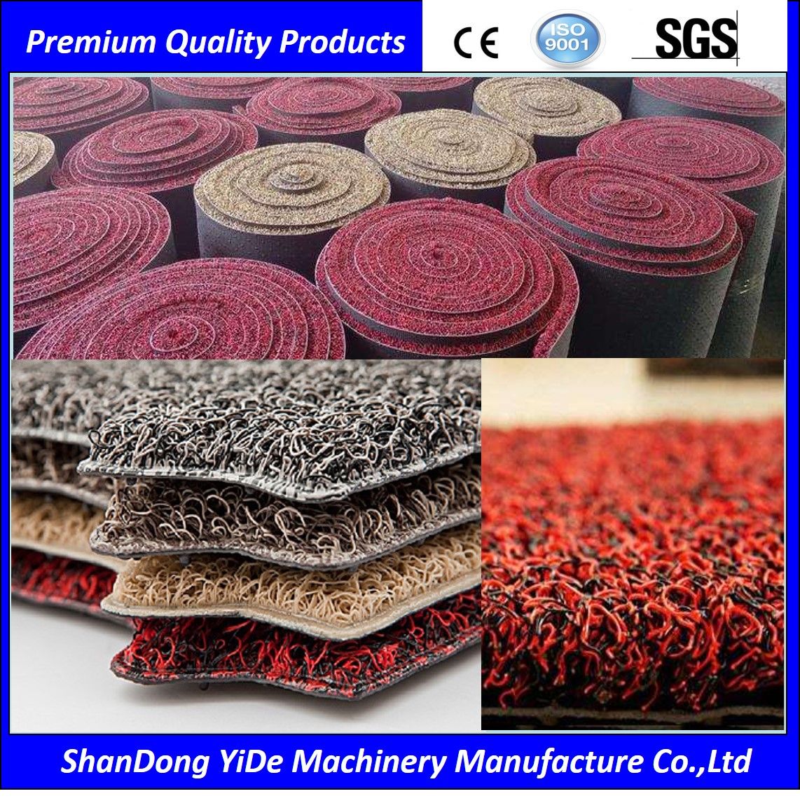 PVC Plastic Sprayed Coil Door and Foot Mats
