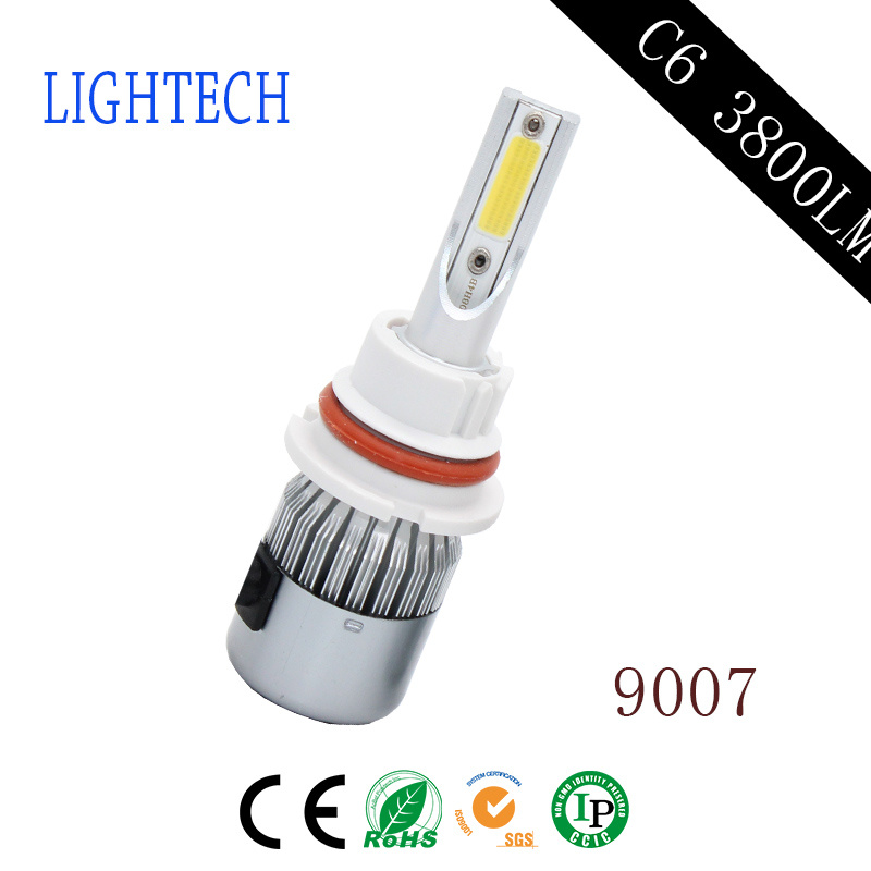 LED Car Welcome Door Light with Super Brightness 7600lm LED Headlight and Car Body Kit