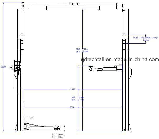 Clearfloor Hydraulic Two Post Car Lift
