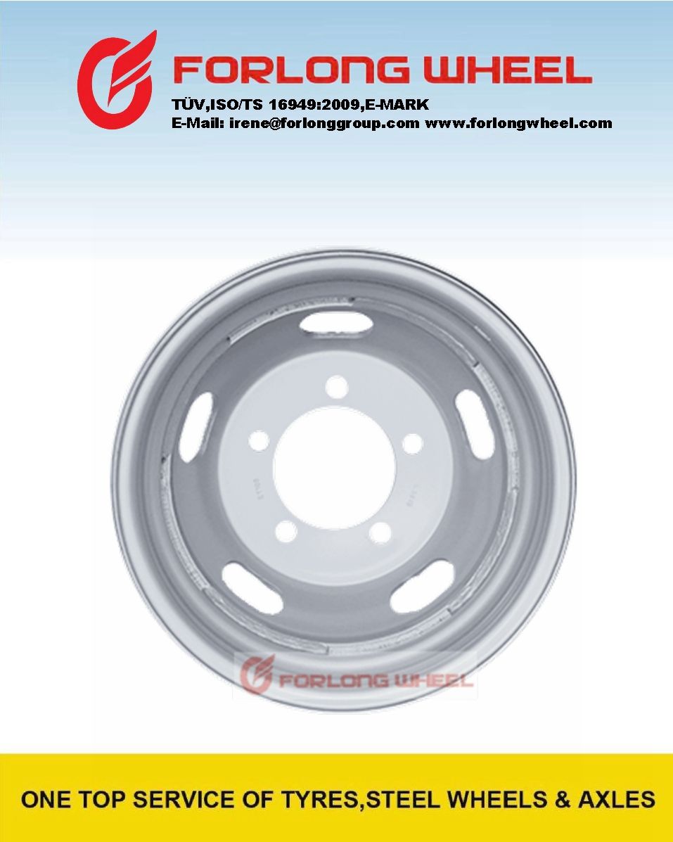 15inch High Speed Light Truck Steel Wheel