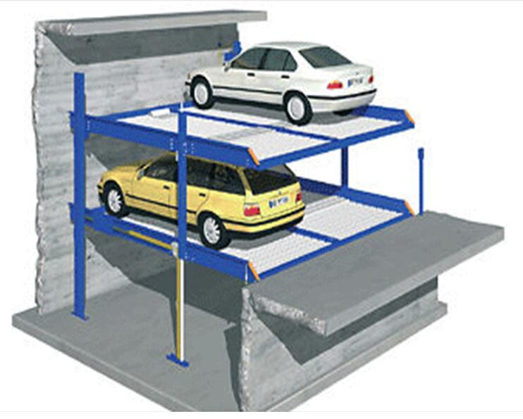 Car Parking Lift in Pit for 4 Cars