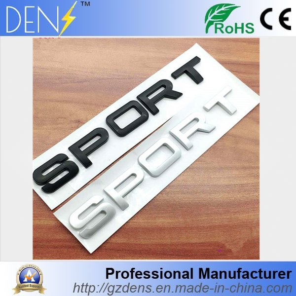 Chrome Car Sport Letter Auto Emblems for Land Rover