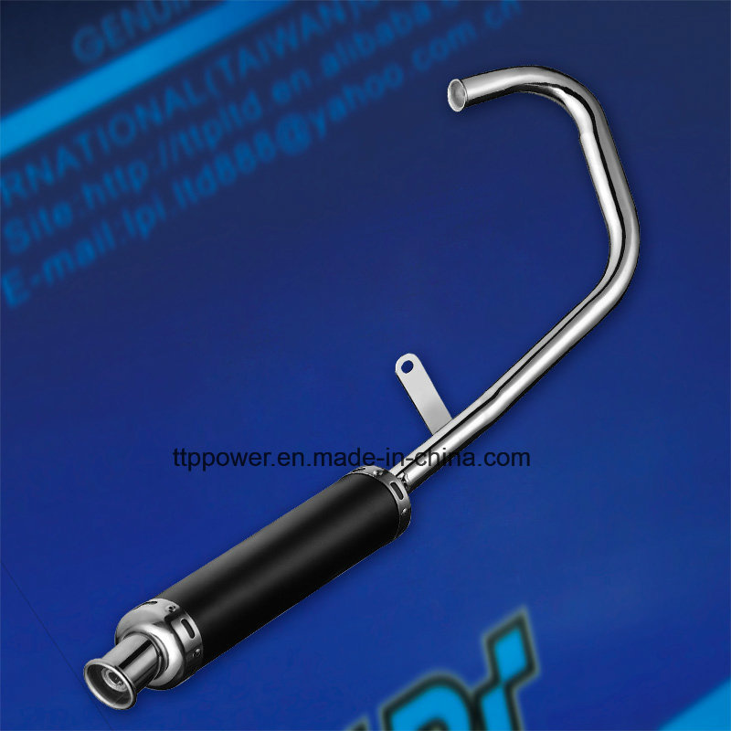 Cg Motorcycle Parts Modified Roundtail Black Muffler