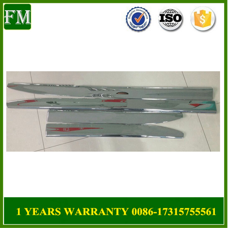 Chrome Side Skirt Line 4p for 2010-2015 Nissan Patrol