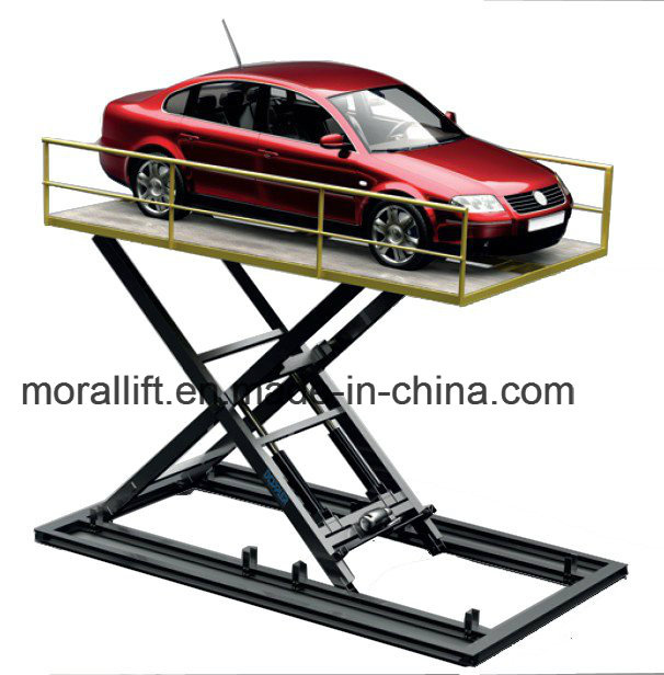 Hydraulic Stationary Heavy Loading Car Scissor Parking Lift with CE