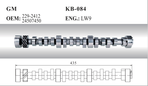 Auto Camshaft for GM (229-2412 24507450)