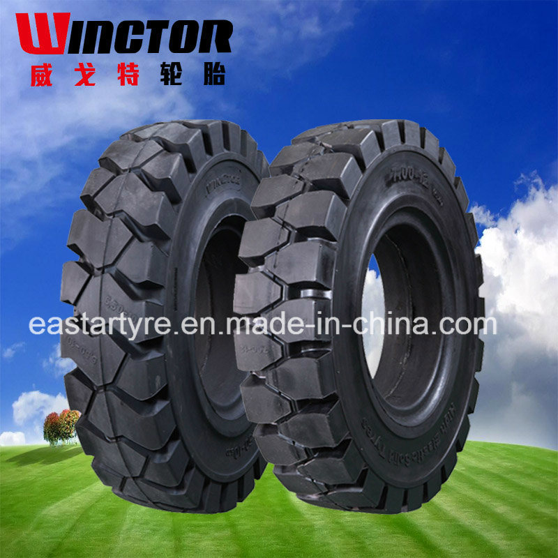 China Shandong Anti-Abrasion Forklift Solid Tyre