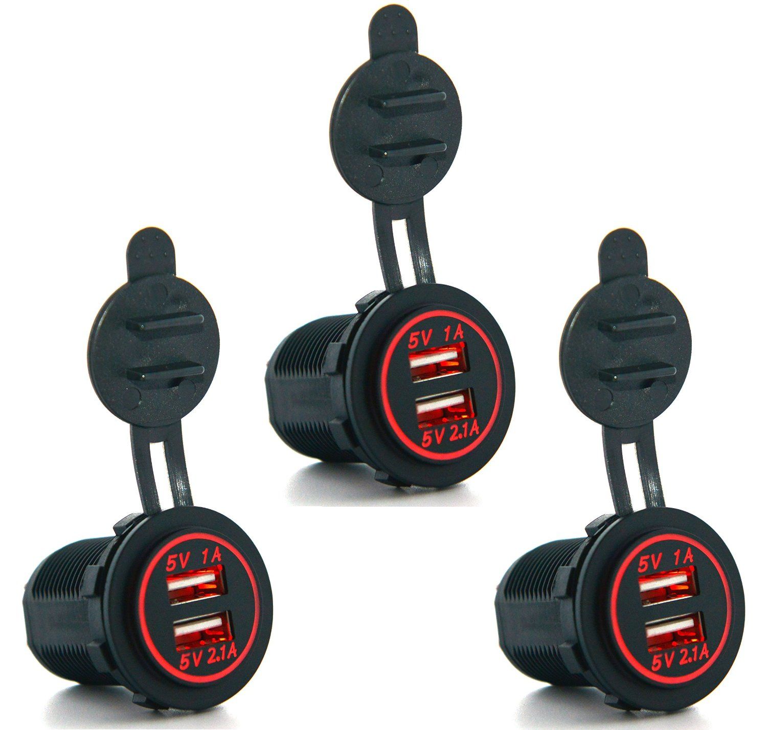 Cigarette Lighter Socket Splitter 12V Dual 2 Port USB Car Charger Power Adaptor Mobile Phone Accessories Yj-Ds2015