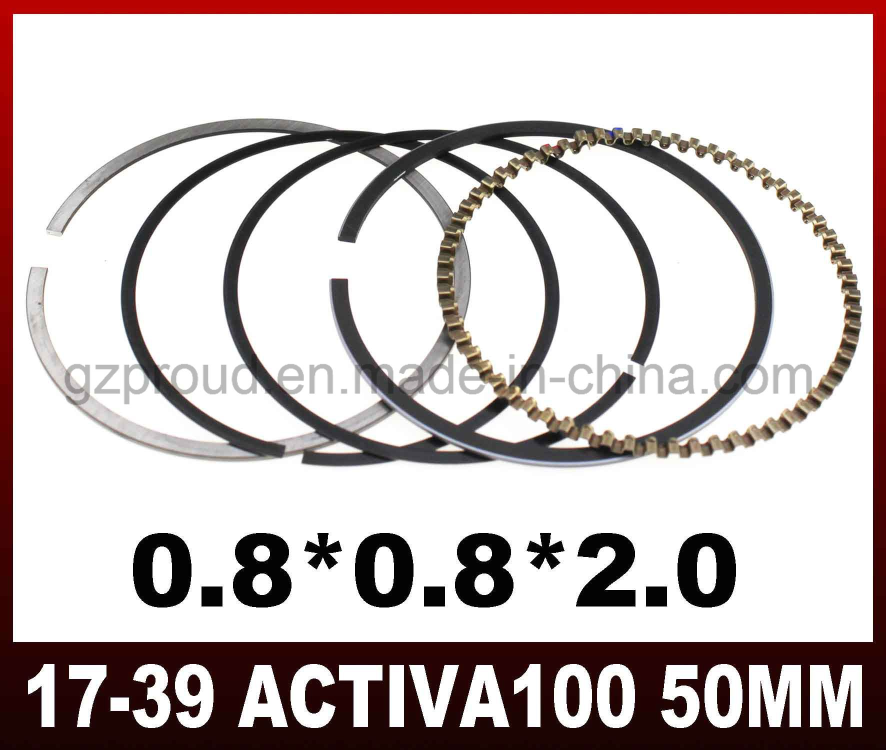 Activa 100 Piston Ring High Quality Motorcycle Parts