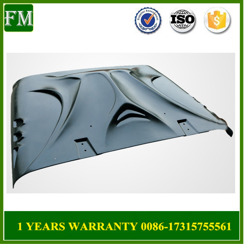 2012+ for Jeep Wrangler Black/White Hood Body Kits