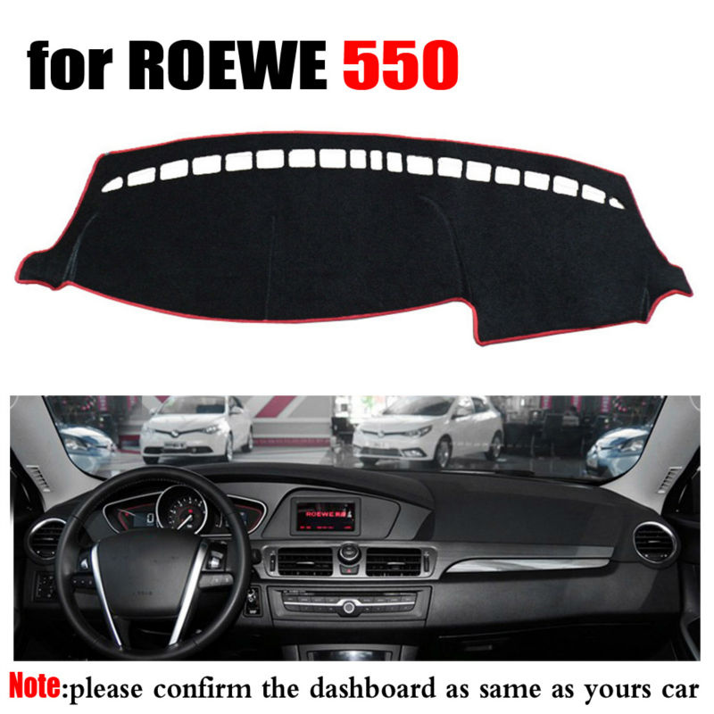 Car Dashboard Covers Mat for Roewe 550 All The Years Left Hand Drive Dashmat Pad Dash Cover Auto Dashboard Accessories