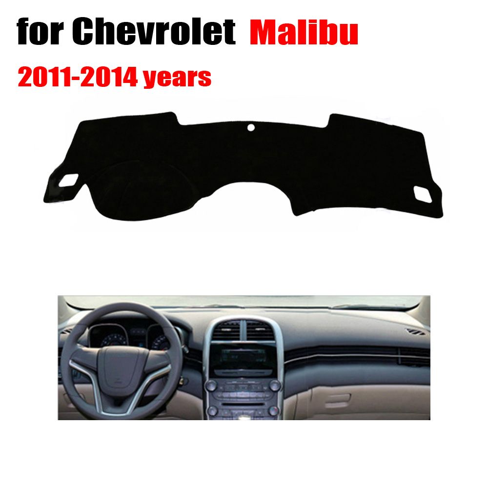 Car Dashboard Covers Mat for Chevrolet Malibu 2011-2014 Left Hand Drives Dashmat Car Dash Pad Instrument Platform Accessories