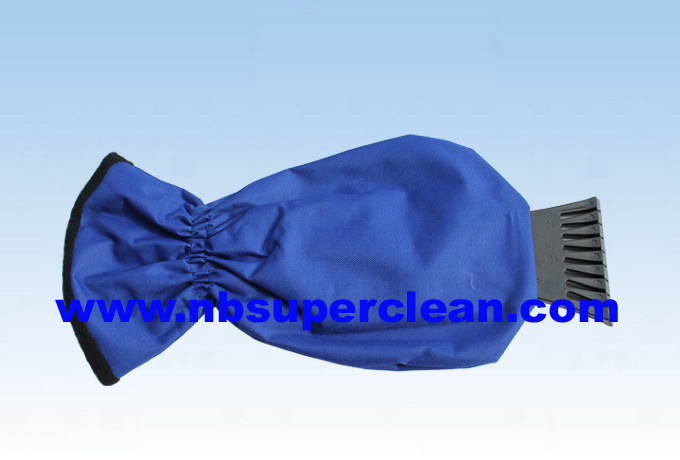 New Style Plastic Snow Car Ice Scraper with Gloves (CN2152)