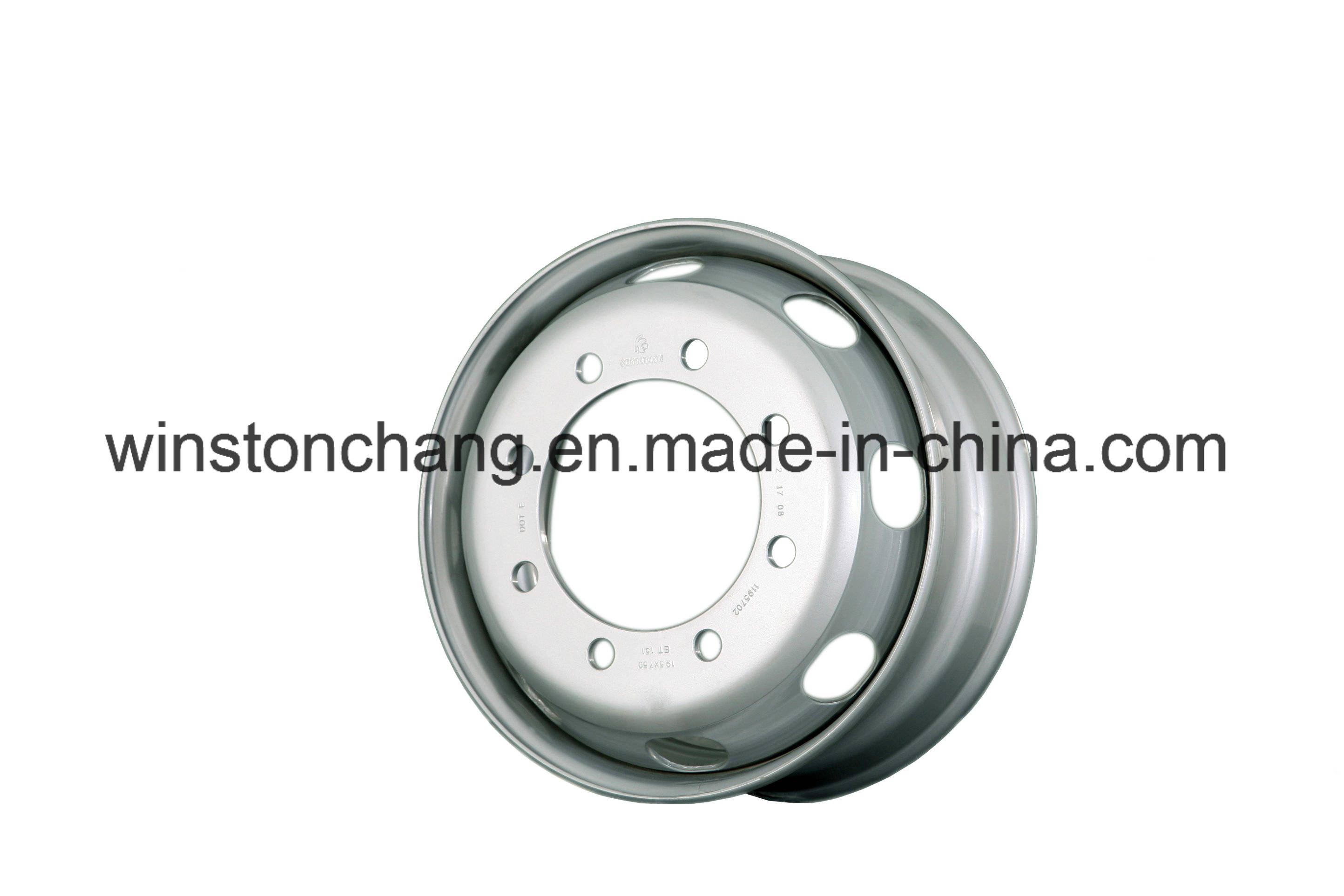 Steel Wheel 6.75X19.5 7.50X19.5 11.75X19.5 13X19.5 14X19.5 for Agriculture Trailer and Truck and Trailer