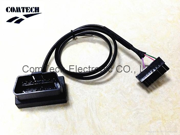 Obdii 16p+Molex 1*9p Atuo Cable