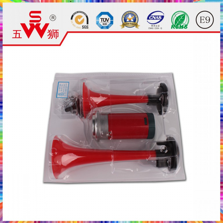 Classic 2-Way Red Air Horn Speaker
