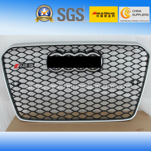 Limited Edition Silver Auto Car Front Grille for Audi RS5 2013