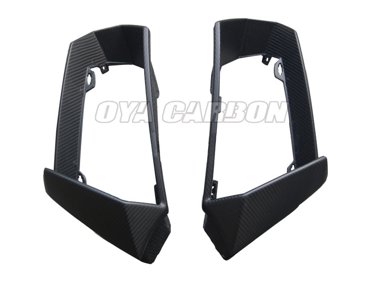 Carbon Fiber Rear Bumper Outlet Surrounds for Lamborghini Aventador Lp-700