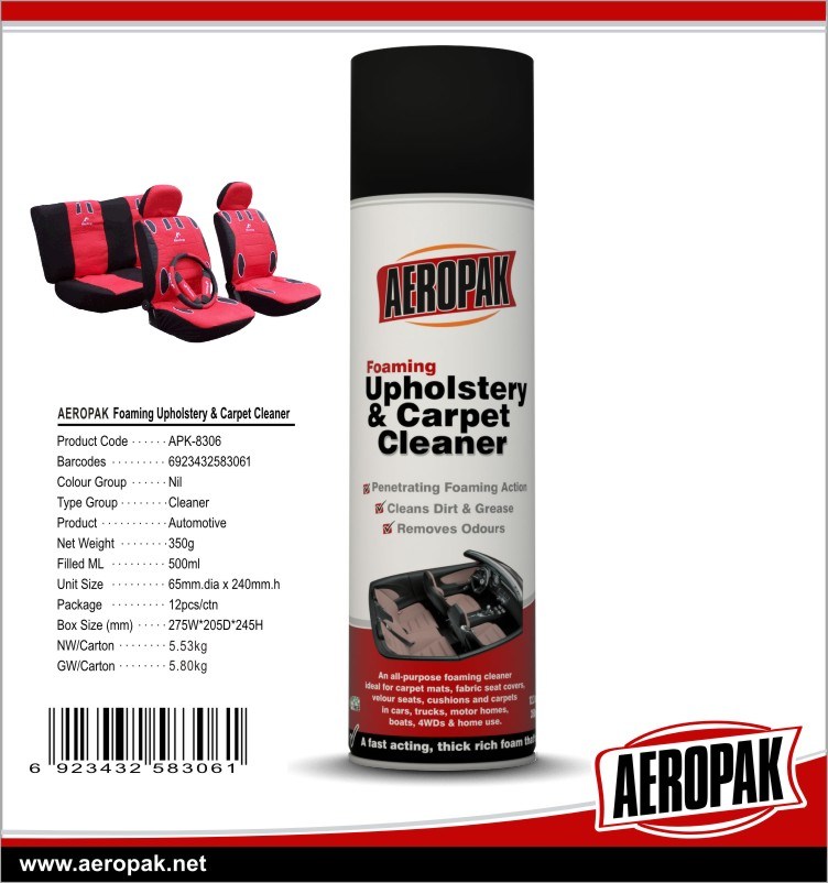 Aeropak All Purpose Foamy Cleaner Upholstery Cleaner