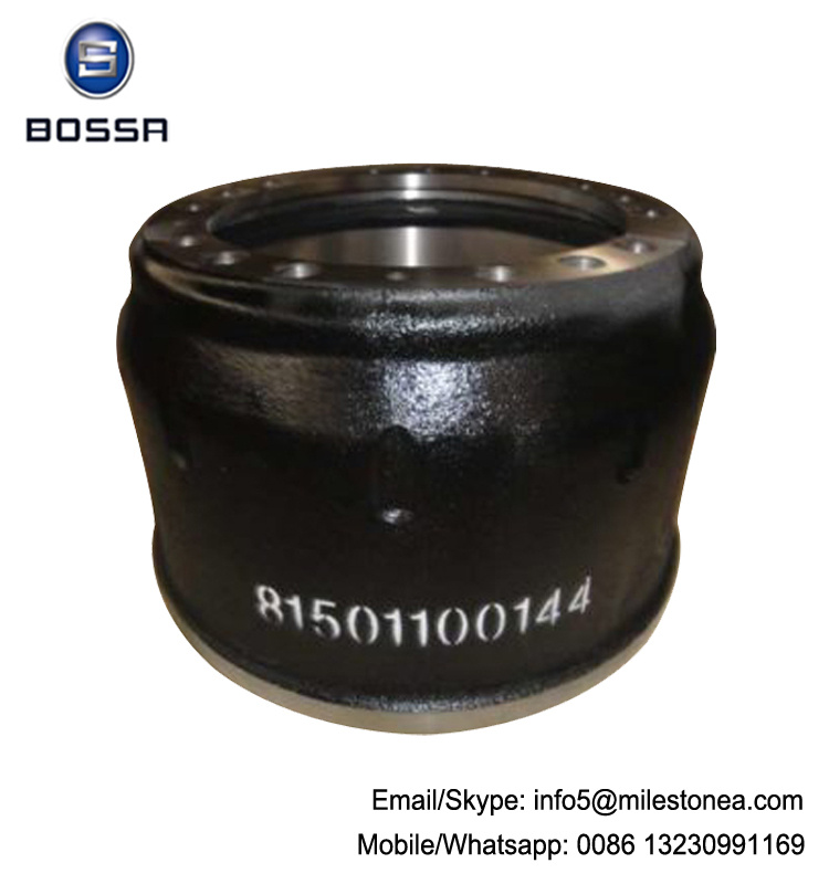 Heavy Duty Truck Spare Parts Brake Drum 81501100144 for Man