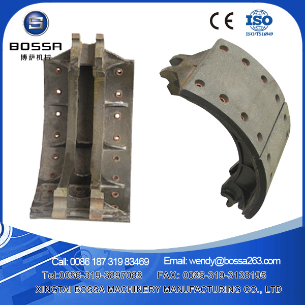 Truck Brake Shoe From China Manufacturer Hino/ Kamaz/Str/ Benz/ Volvo/ Man/ HOWO
