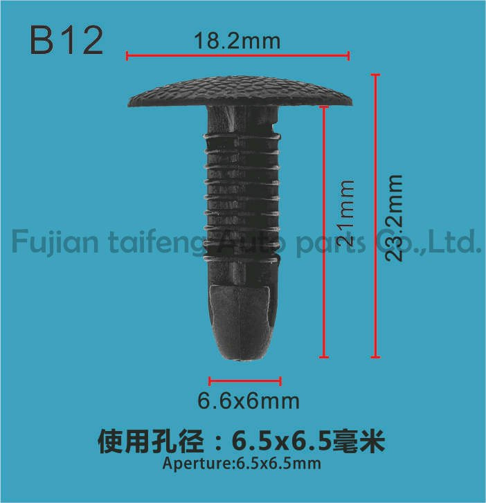 Automotive Plastic Clips and Fasteners