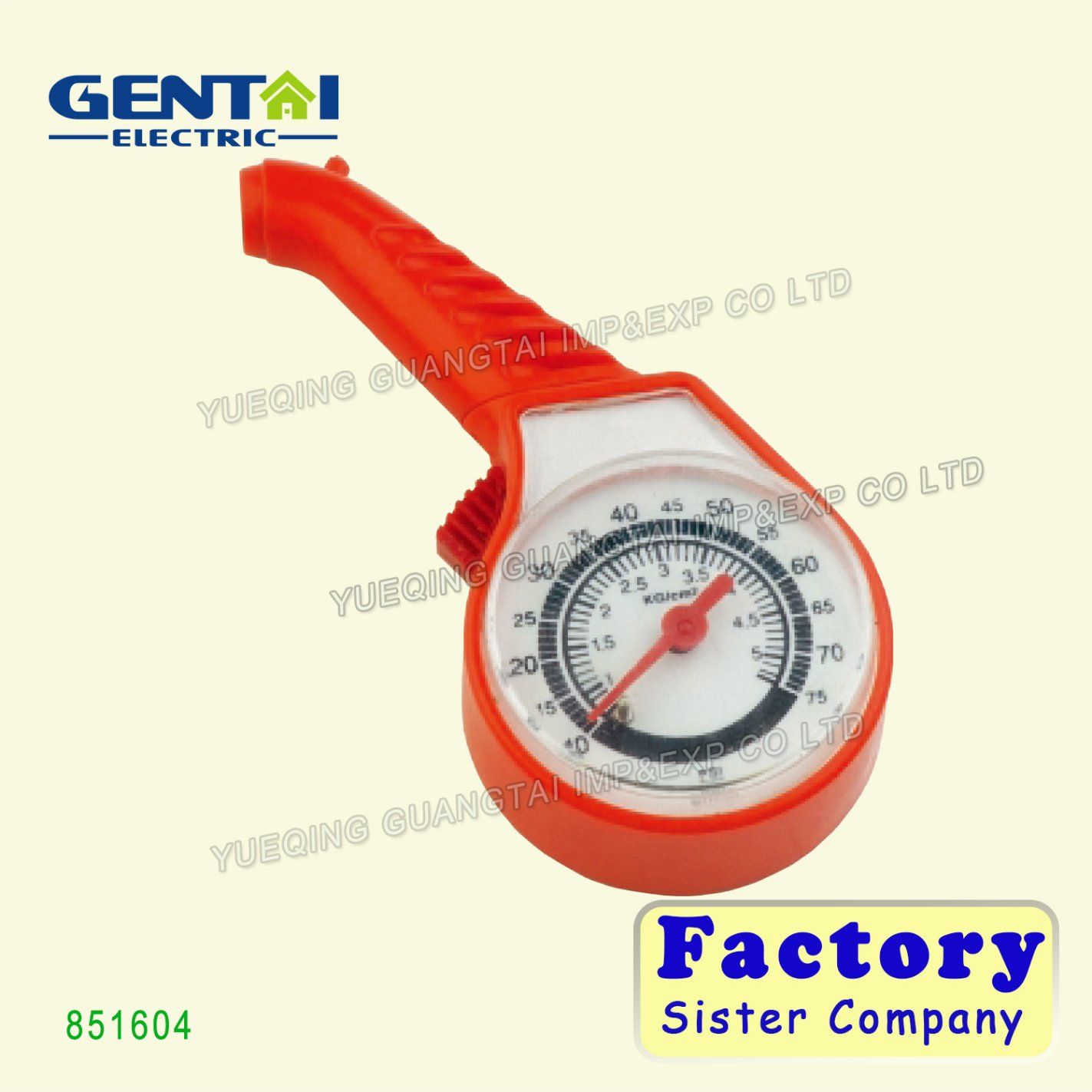 Best Selling Auto Mini Tire Pressure Gauge (851604)