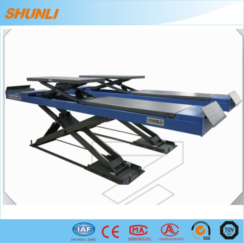 3.5ton on-Ground Double Level Scissor Lift with Ce Certification