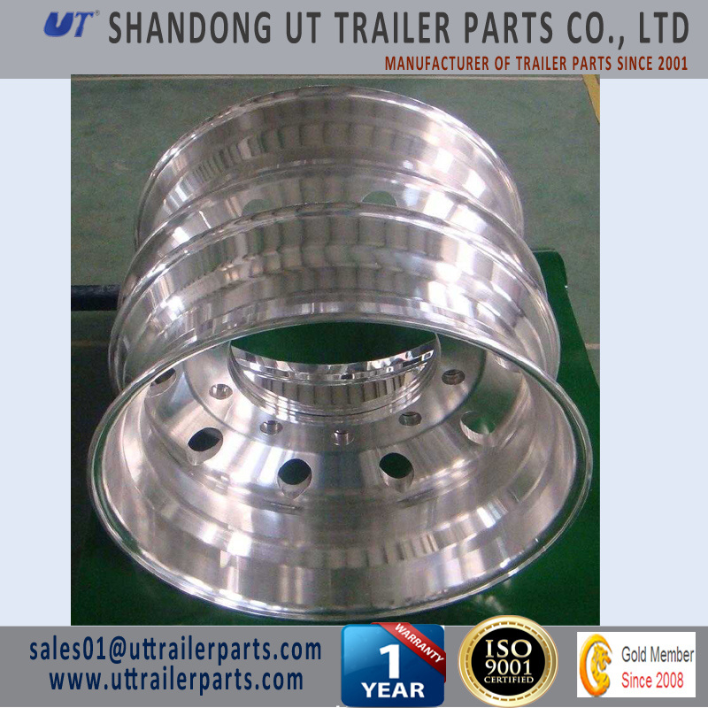 22.5X14 Machined and Polished Trailer Aluminum Alloy Wheel Rim