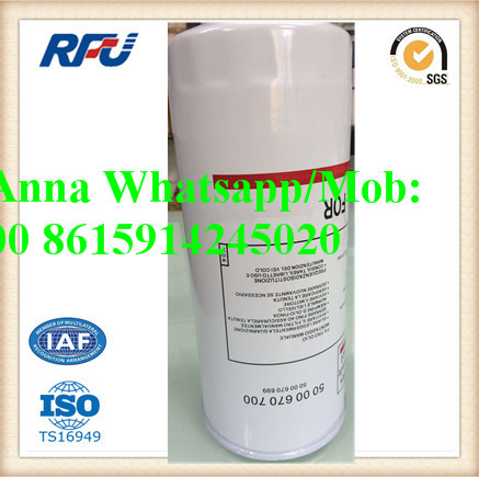 5000670700 High Quality Auto Oil Filter for Renault (5000670700)
