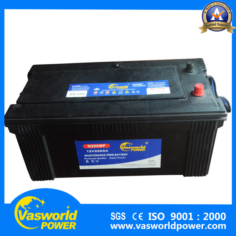 Japan Truck Tank Bus Battery Car Battery N200 Mf Wholesale