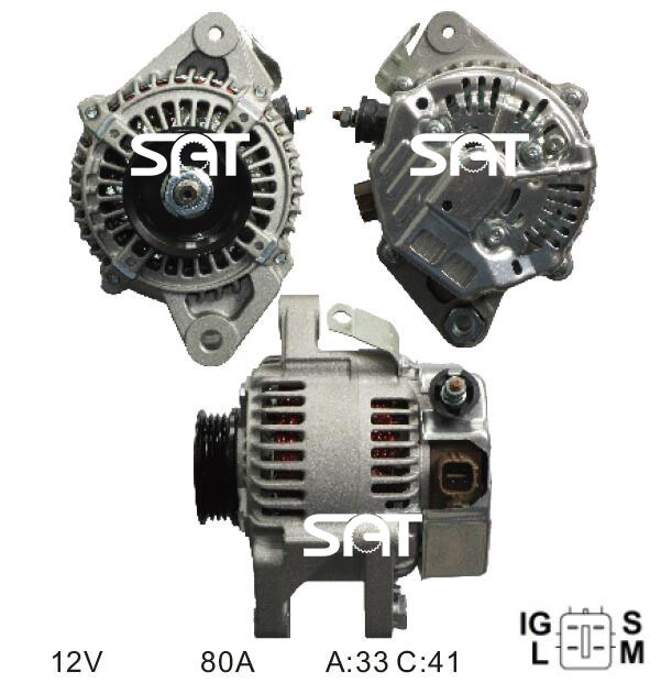 Nippondenso Alternator 27060-21150 104210-8180